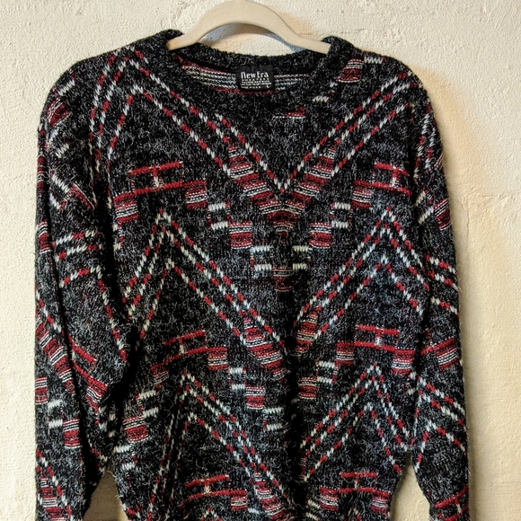 New Era vintage grandpa sweater size large - Picture 5 of 9